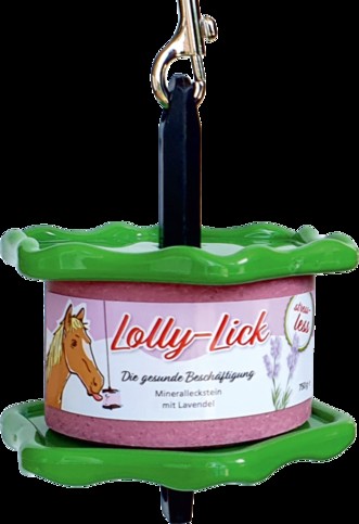 Koňské lízátko Lolly-Lick - zdravé lízátko pro koně(levandule)